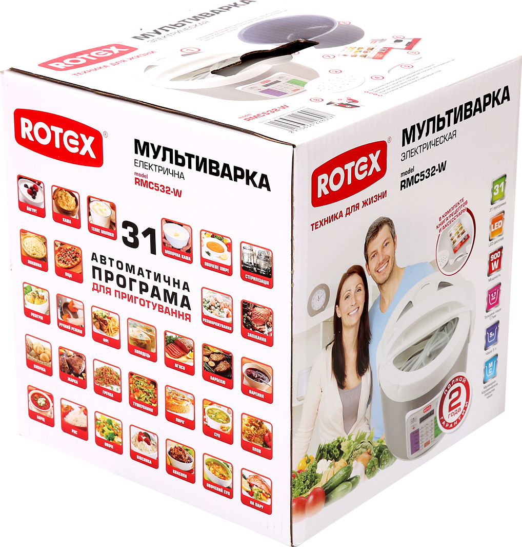 Мультиварка Rotex RMC532-W фото №2