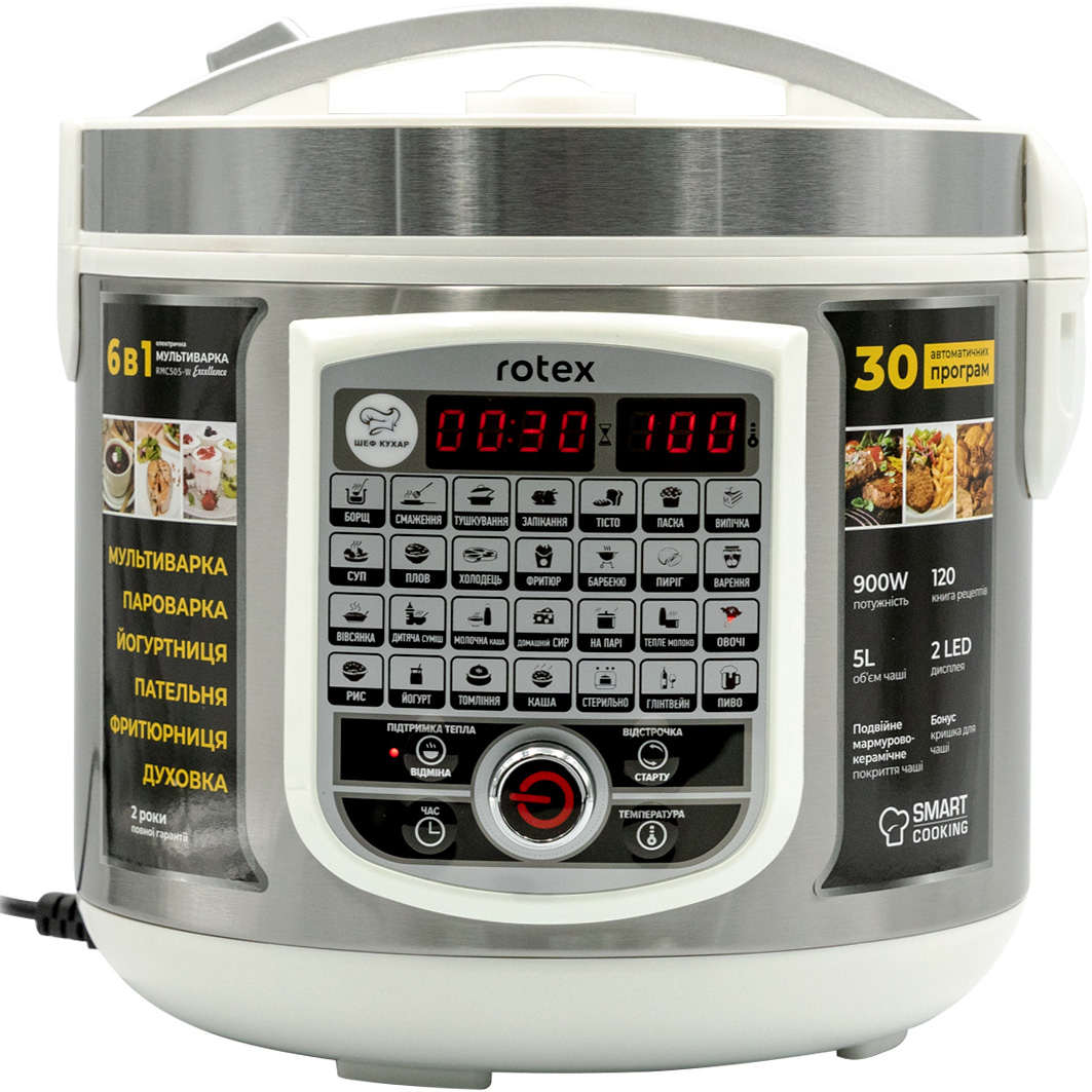 Мультиварка Rotex RMC505-W Excellence