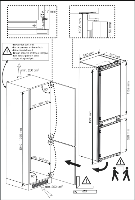 Холодильник Beko BCNA 306 E 3 S фото №8