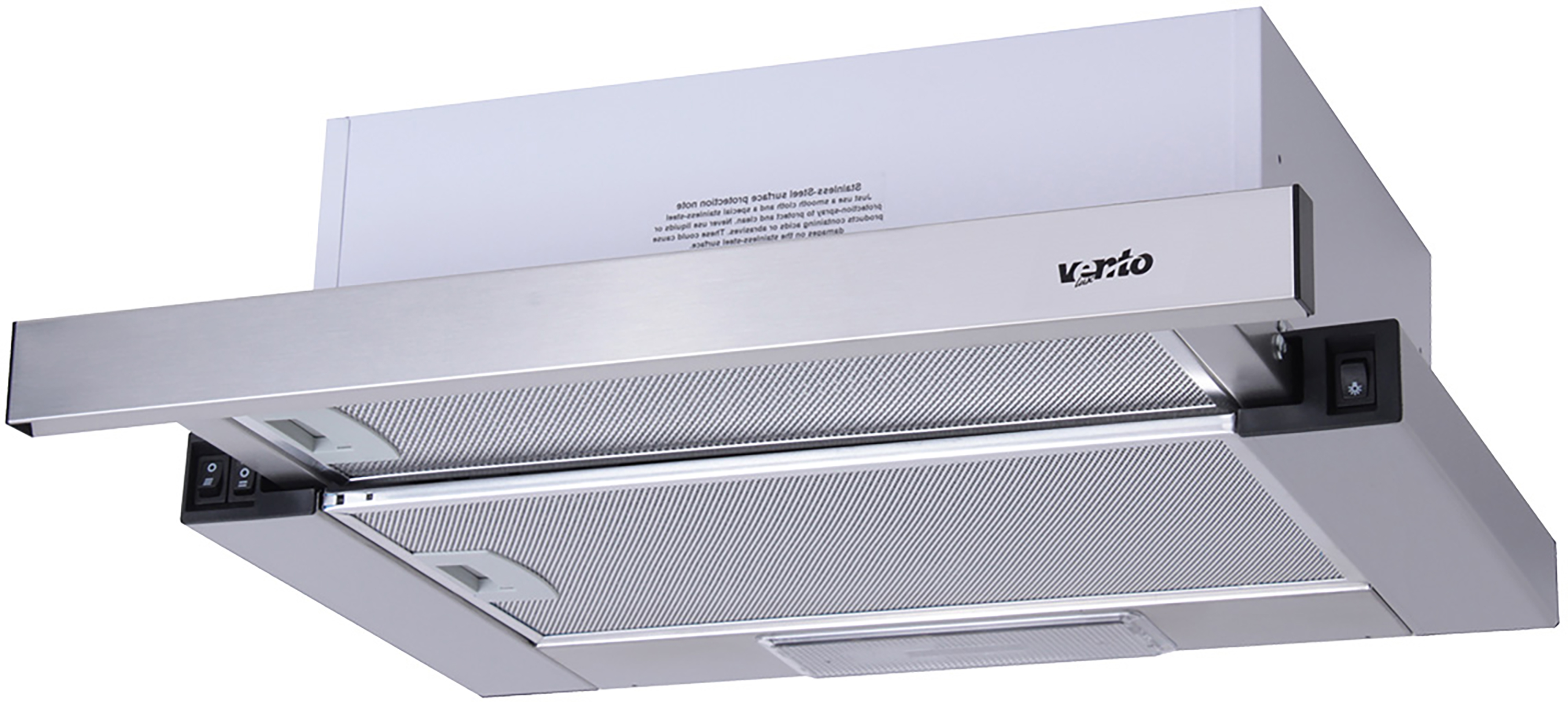 Витяжки Ventolux GARDA 60 INOX (700) LED фото №3