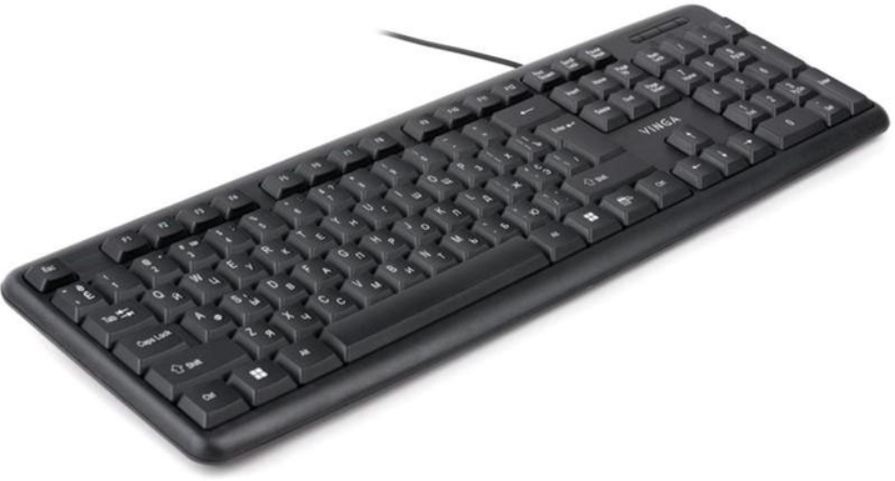Клавиатура Vinga KB 110 BK Black фото №4