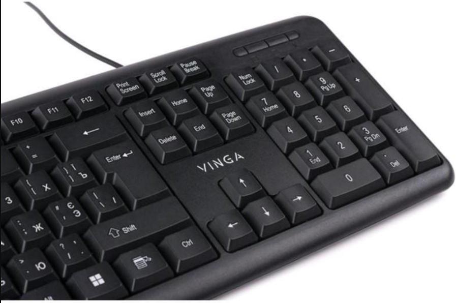 Клавиатура Vinga KB 110 BK Black фото №6