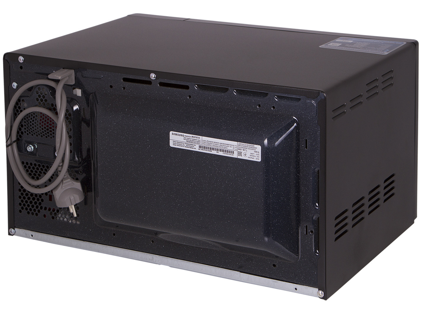 Мікрохвильова піч Samsung MS23F302TAK/BW фото №3