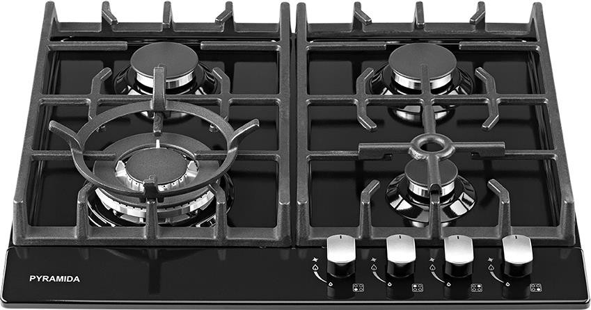 Варильна поверхня Pyramida PFE 643 black Luxe фото №2