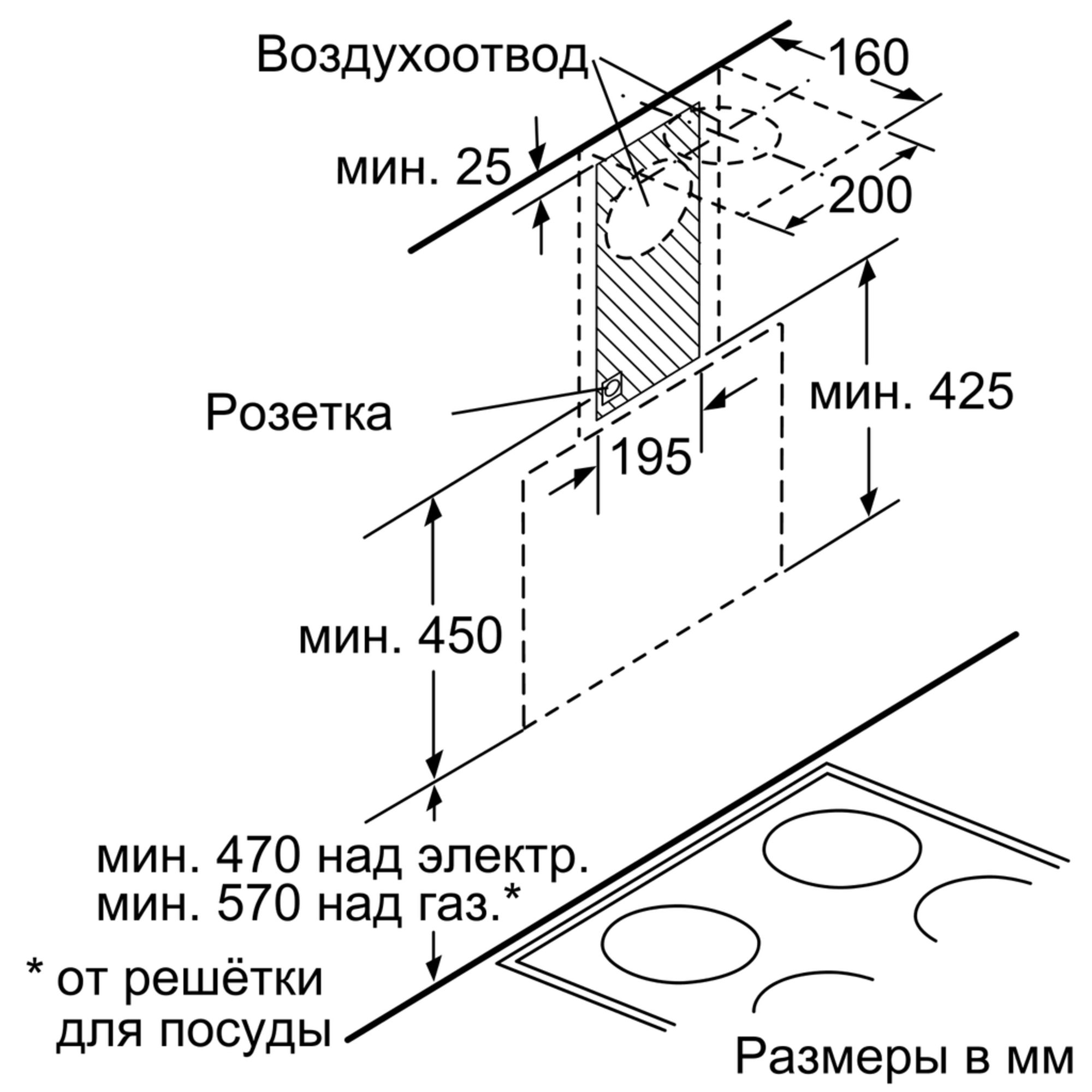 Витяжки Bosch DWK065G60R фото №8