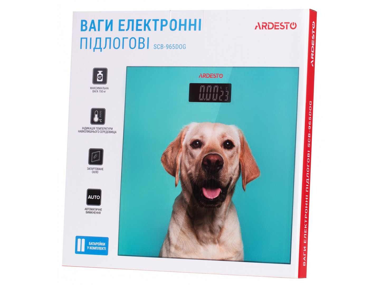 Ваги підлогові Ardesto SCB-965DOG фото №4