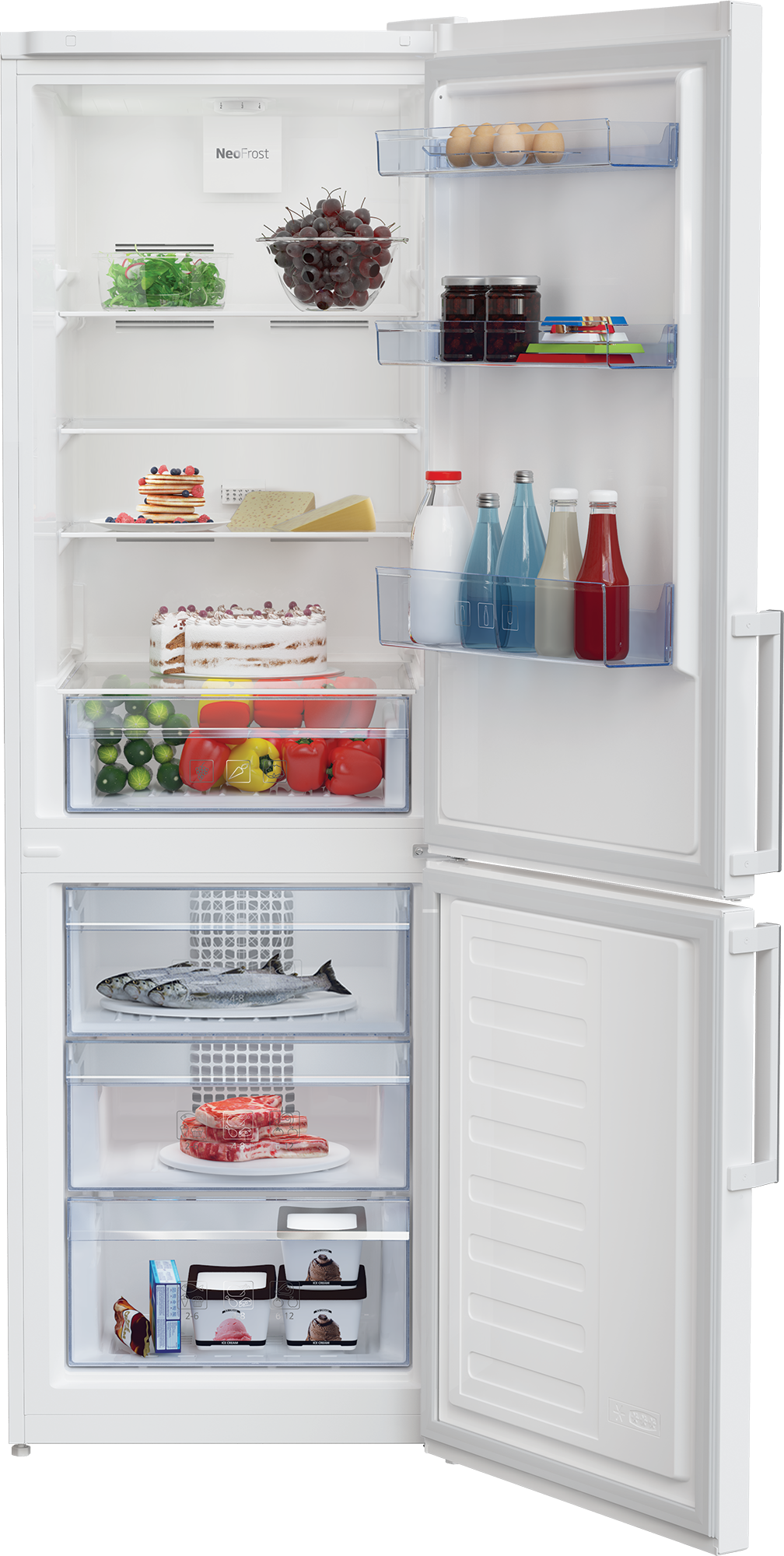Холодильник Beko RCNA366K31W фото №3