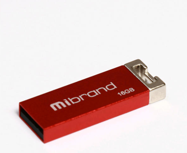 Флешка Mibrand Chameleon 16 Gb Red 2.0