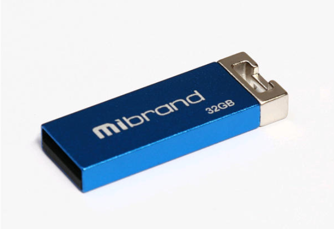 Флешка Mibrand Chameleon 32Gb Blue 2.0