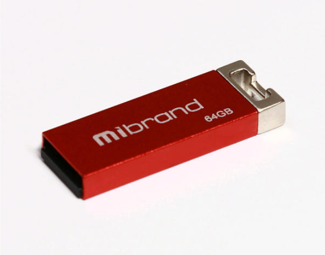 Флешка Mibrand Chameleon 64 Gb Red 2.0
