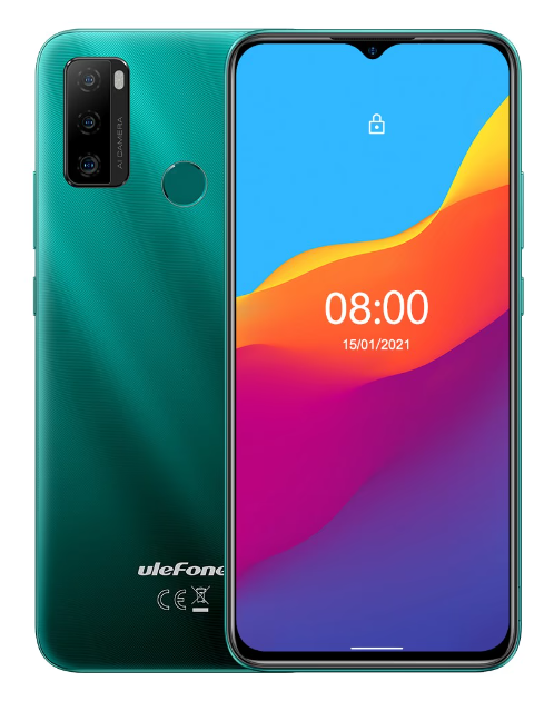 Смартфон Ulefone Note 10 2/32GB Aurora Green (6937748734062) фото №2