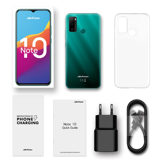 Смартфон Ulefone Note 10 2/32GB Aurora Green (6937748734062) фото №3