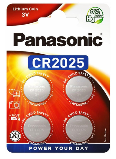 Батарейки Panasonic CR 2025 EL