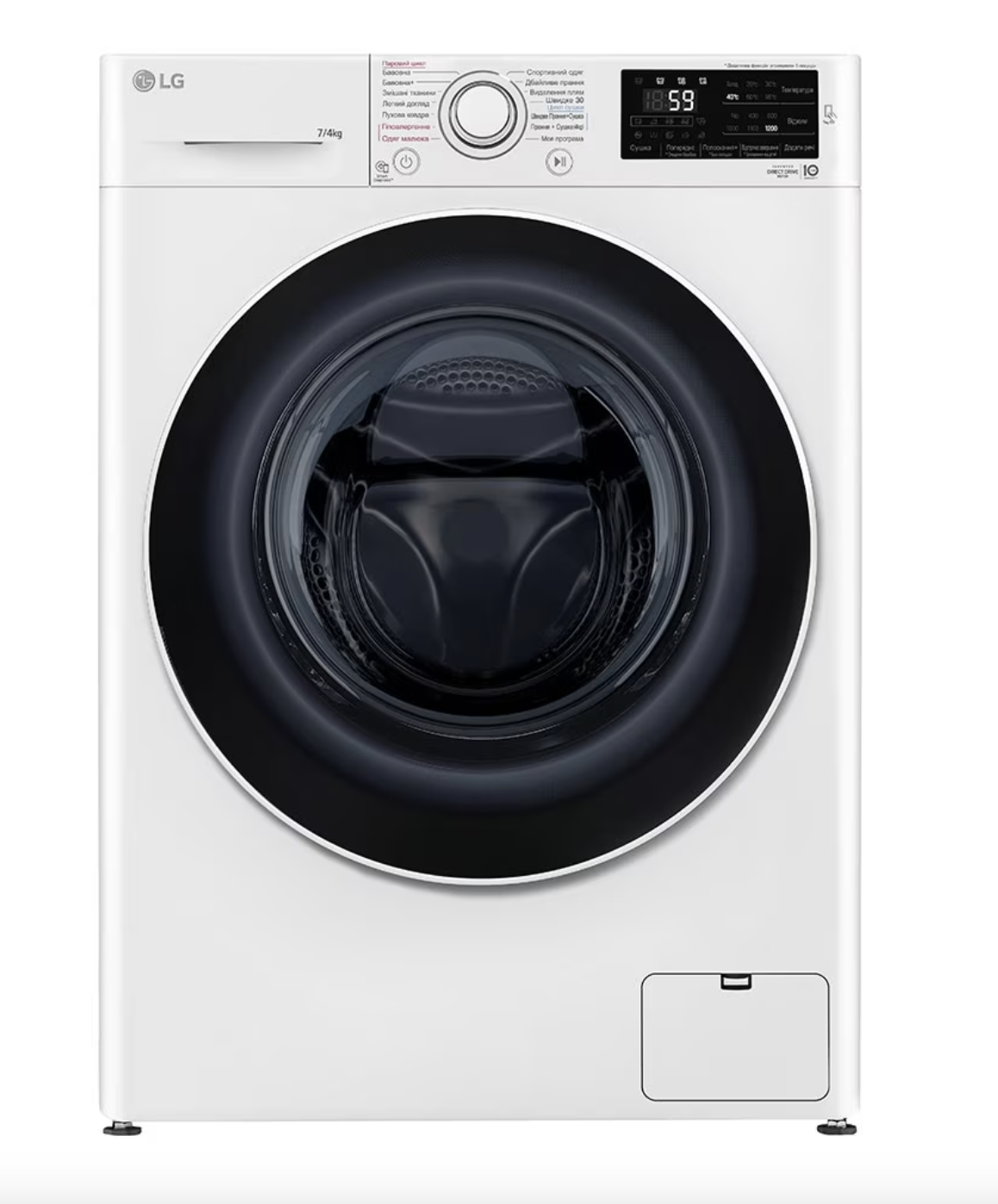 Прально-сушильна машина LG F2J6HG0W Прально-сушильна машина LG F2J6HG0W