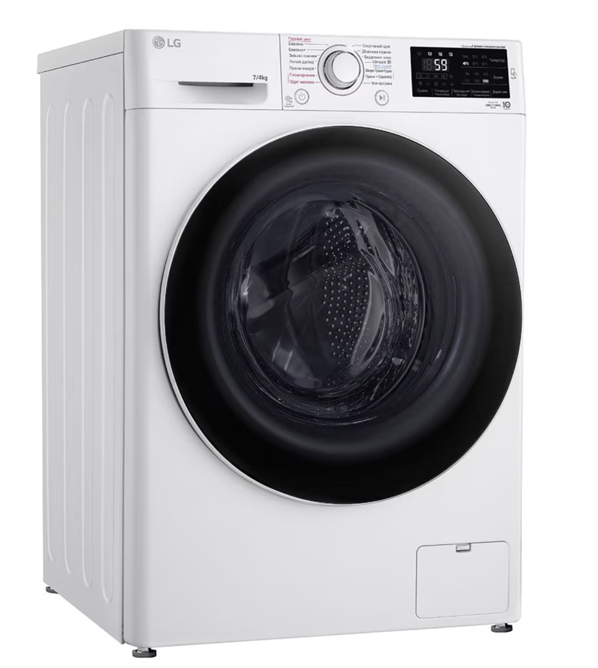 Прально-сушильна машина LG F2J6HG0W фото №2 Прально-сушильна машина LG F2J6HG0W фото №2
