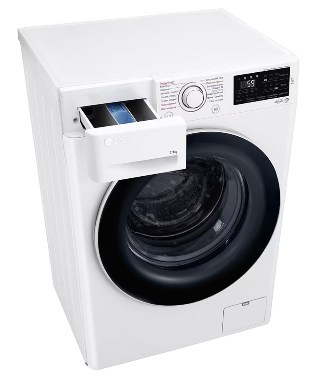 Прально-сушильна машина LG F2J6HG0W фото №7 Прально-сушильна машина LG F2J6HG0W фото №7