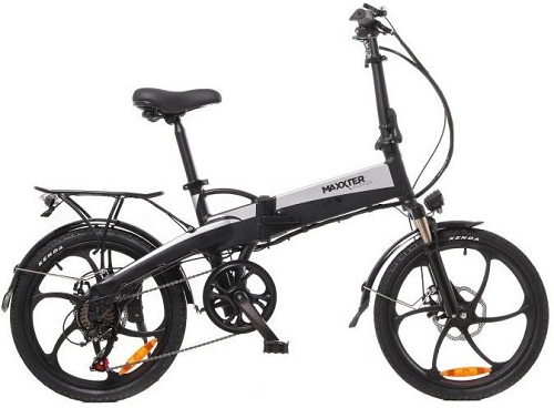 Электровелосипед Maxxter RUFFER (black-silver)