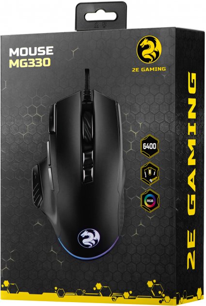 Компьютерная мыш 2E Gaming MG330 RGB USB Black фото №4