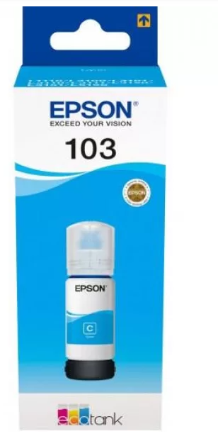 Чорнила для принтера Epson 103 Cyan (C13T00S24A)