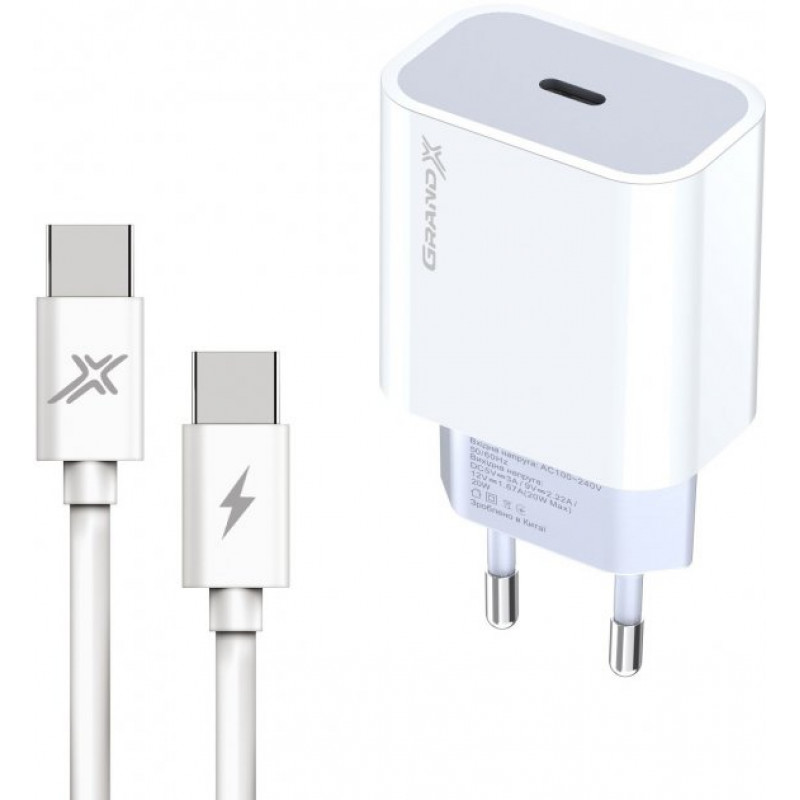 МЗП One ip DC29 (Type-C to Lightning)(EU) white