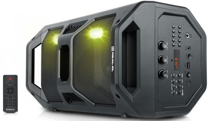 Портативна колонка REAL-EL X-757 Black фото №6