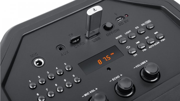 Портативна колонка REAL-EL X-757 Black фото №10