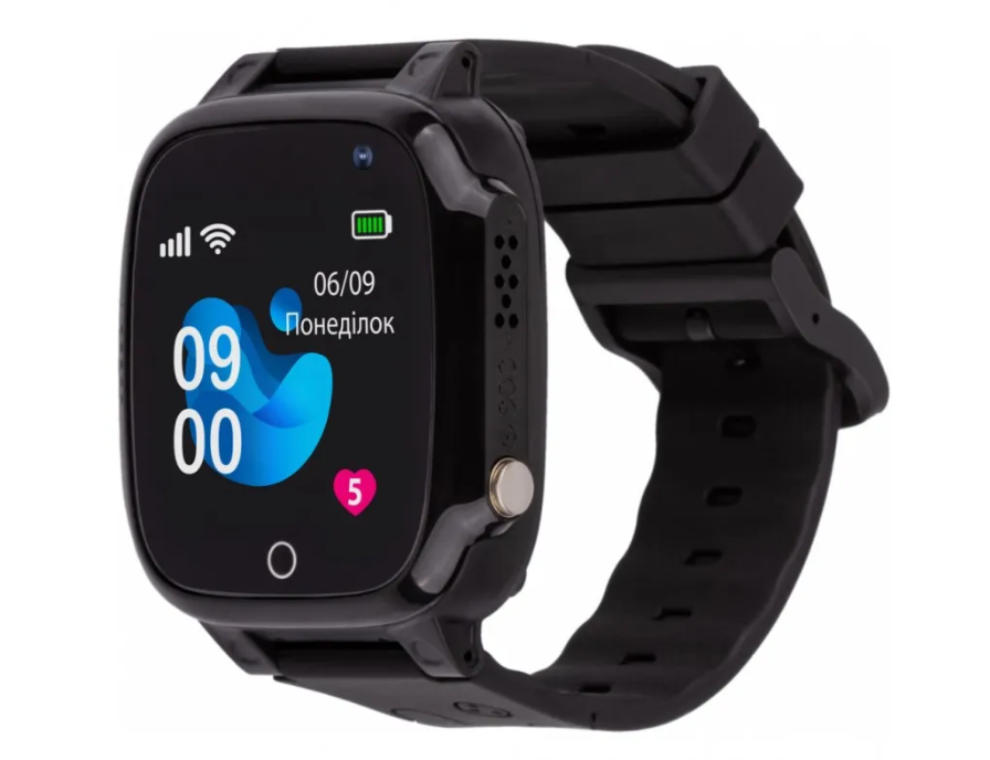 Smart часы AmiGo GO008 MILKY GPS WIFI Black (873291)