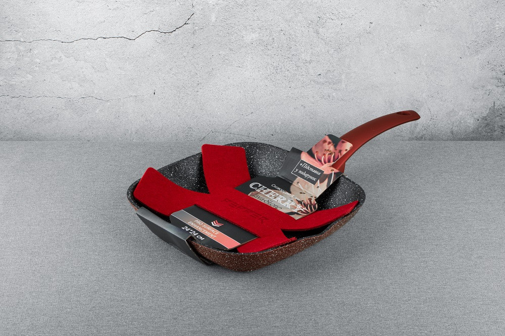 Сковорідка Pepper CHERRY LAVA-STONE 28x28 cм фото №3