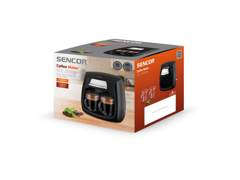 Кофеварка Sencor SCE 2100BK фото №6