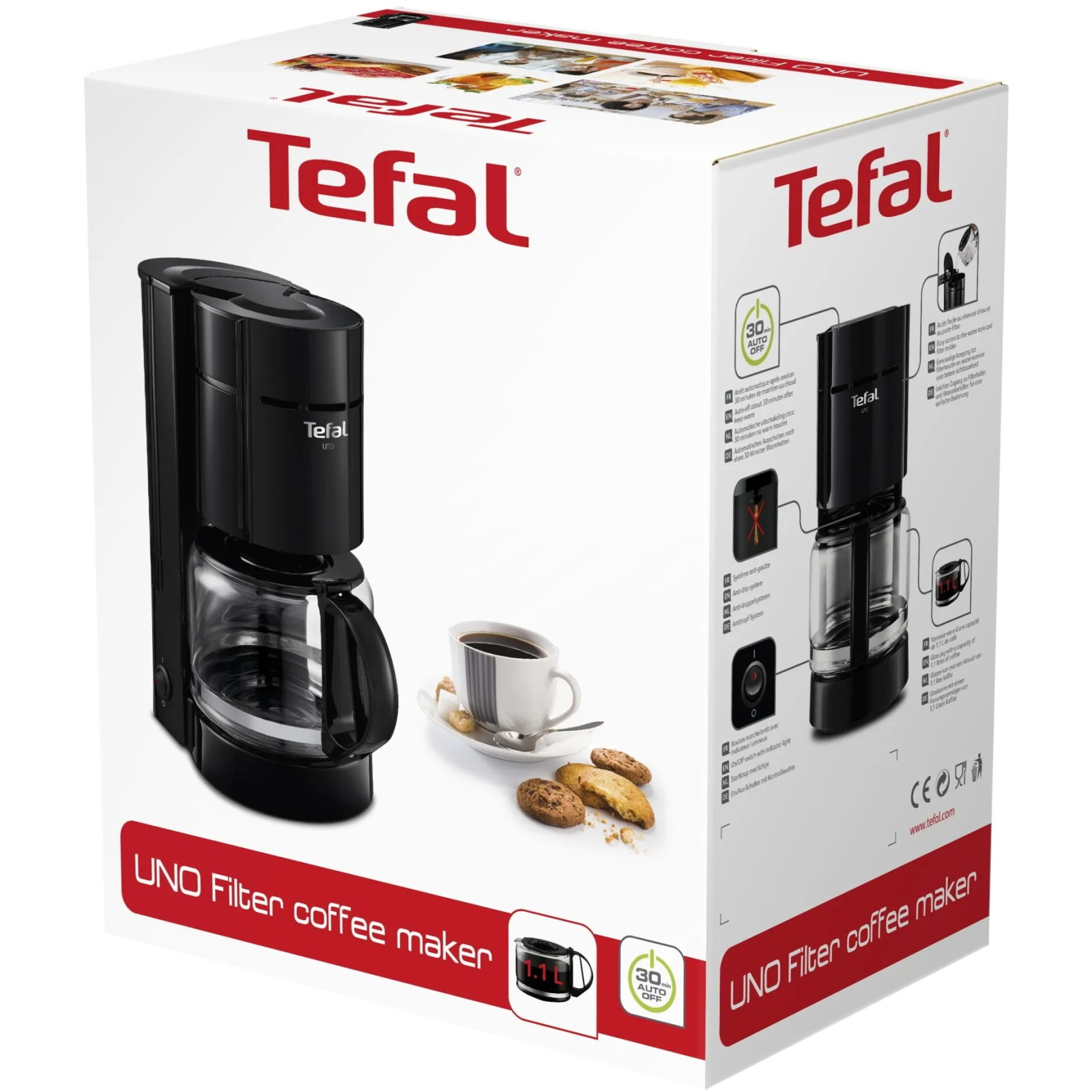 Кавоварка Tefal CM1218DE фото №4