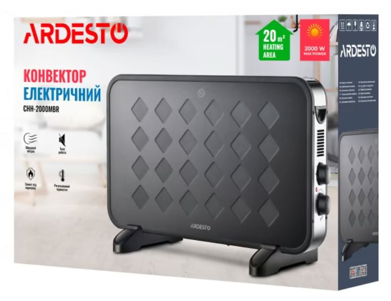 Конвектор Ardesto CHH-2000MBR фото №6