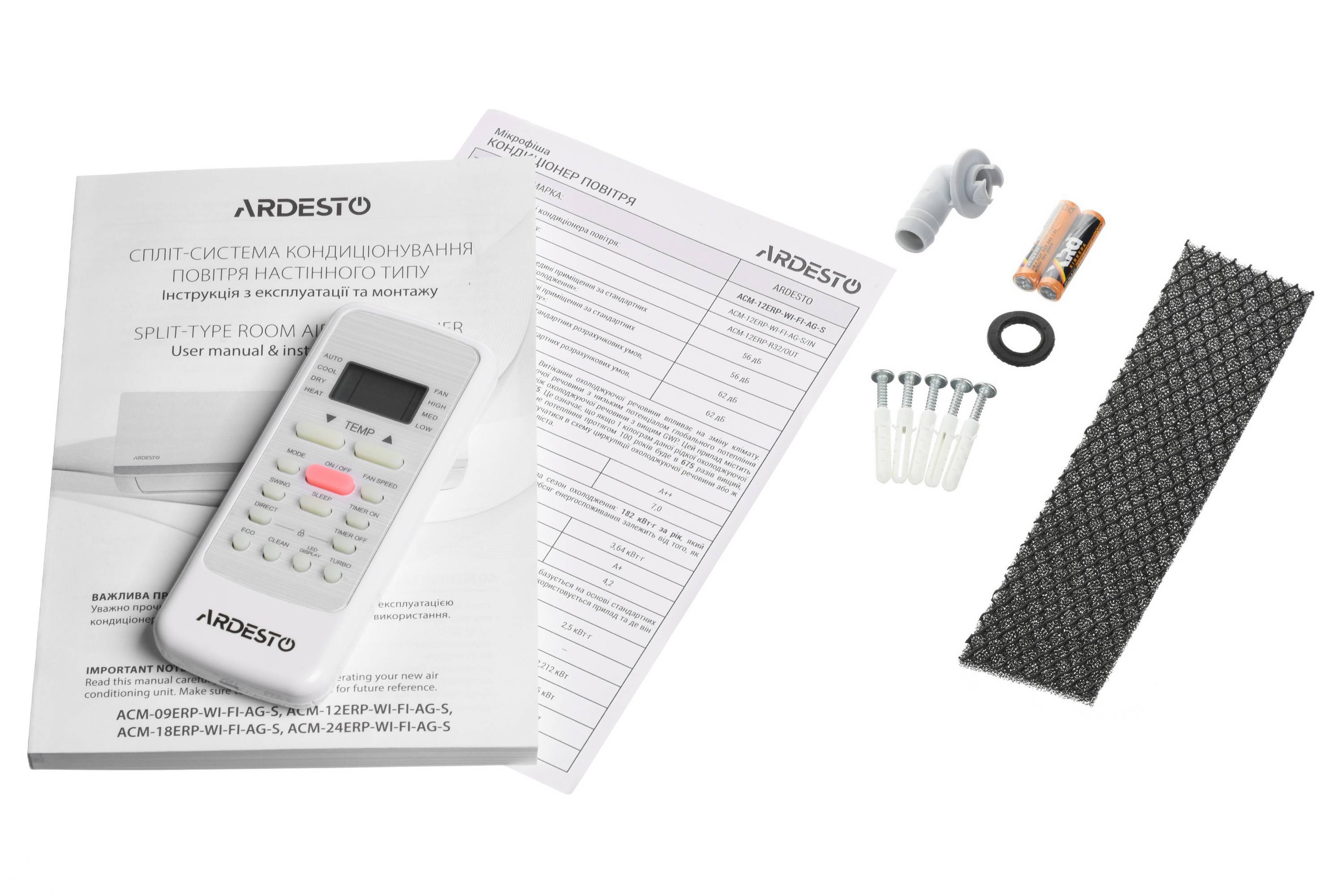 Кондиціонер Ardesto ACM-12ERP-R32-WI-FI-AG-S фото №15