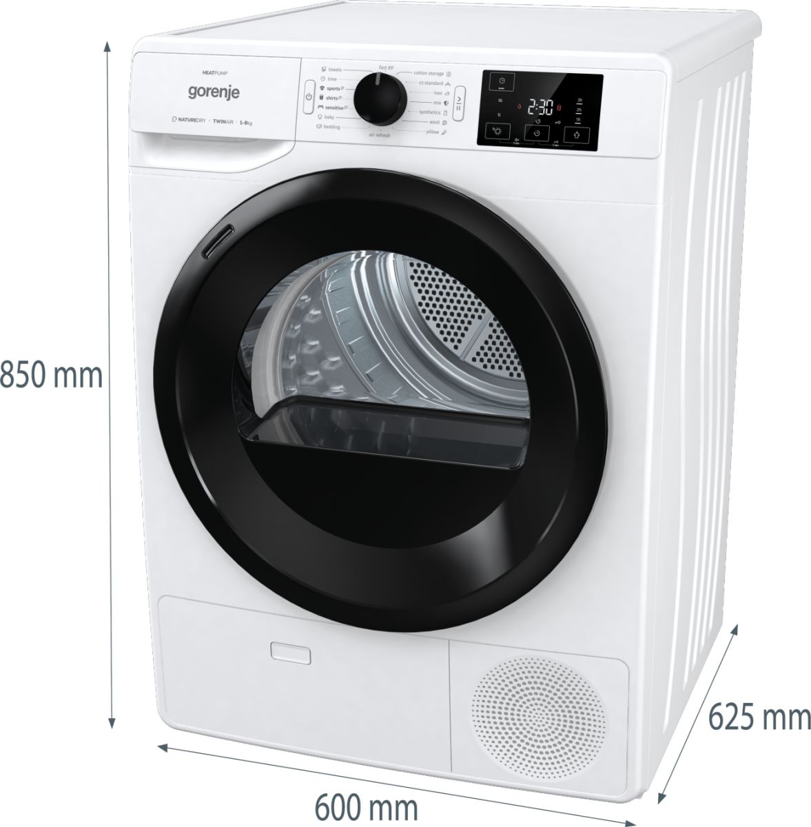 Сушильна машина Gorenje DNE82/GN фото №7