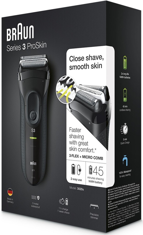 Braun 3020 Series 3 Black фото №5