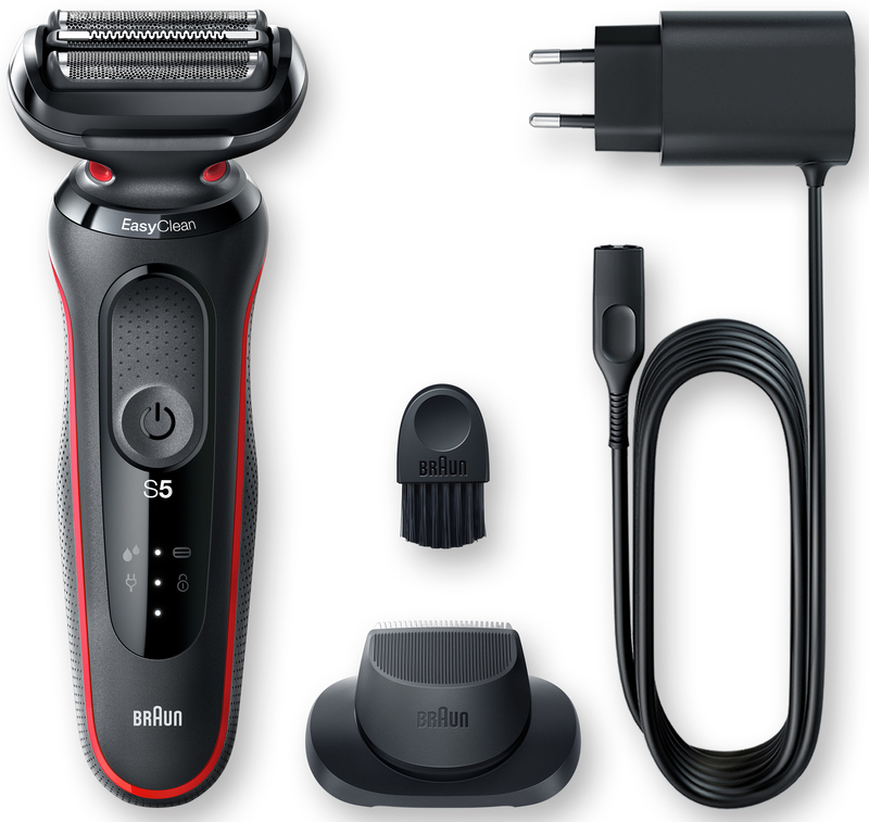 Braun Series 5 51-R1000s BLACK / RED