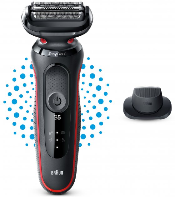 Braun Series 5 51-R1200s BLACK / RED фото №3