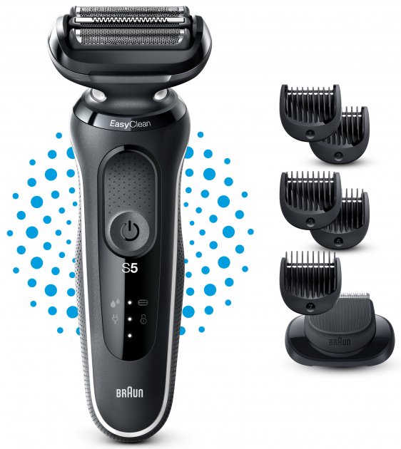Braun Series 5 51-W1500s BLACK / WHITE фото №2