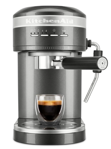Кофеварка KitchenAid 5KES6503EMS срібний медальйон фото №2
