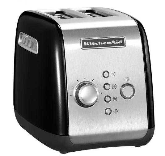 Тостер KitchenAid 5KMT221EOB на 2 тоста чорний