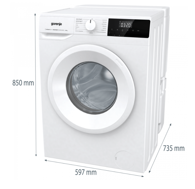 Пральна машина  Gorenje WNHPI 60 SCSIR/UA фото №6