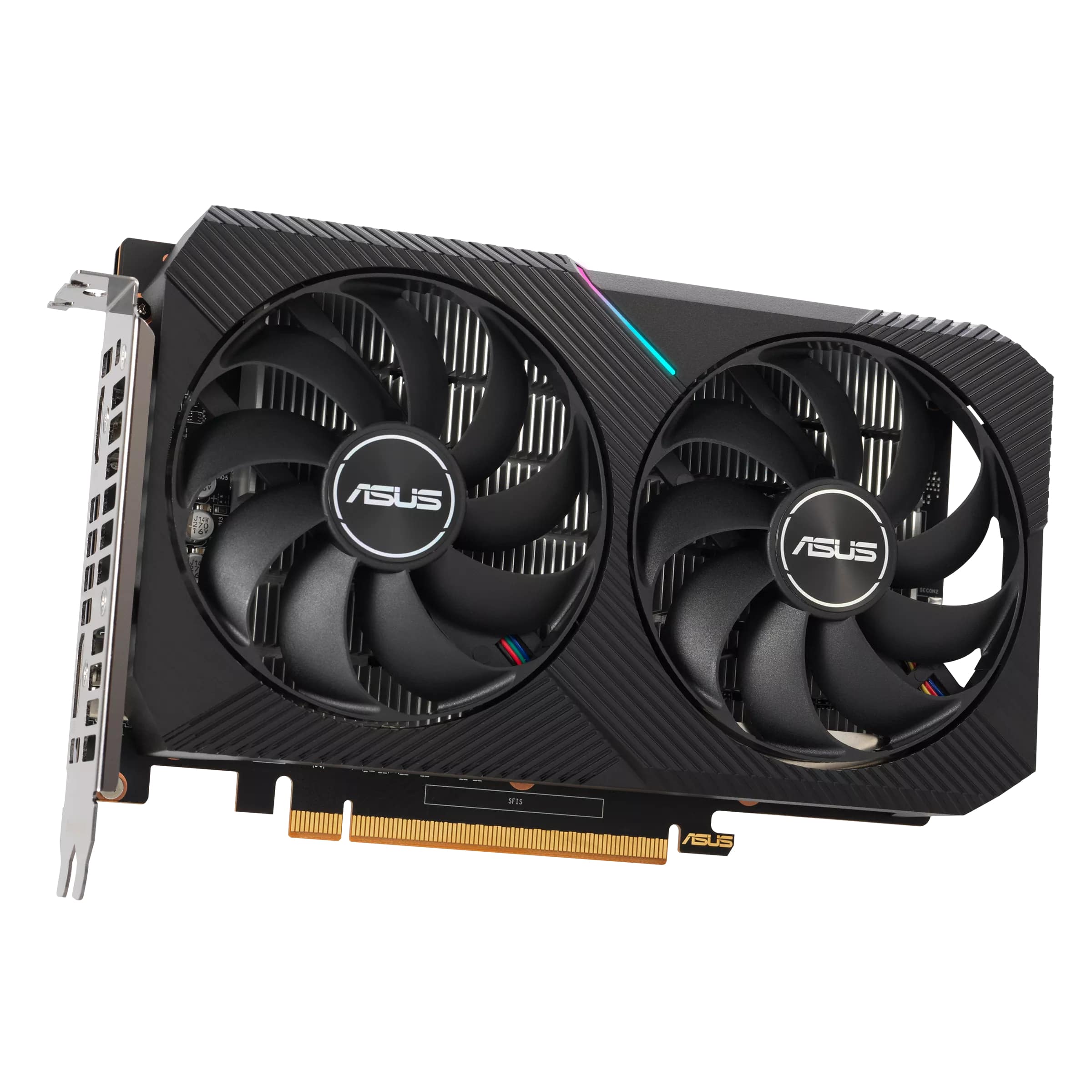 Asus Radeon RX 6400 4GB GDDR6 DUAL DUAL-RX6400-4G фото №2