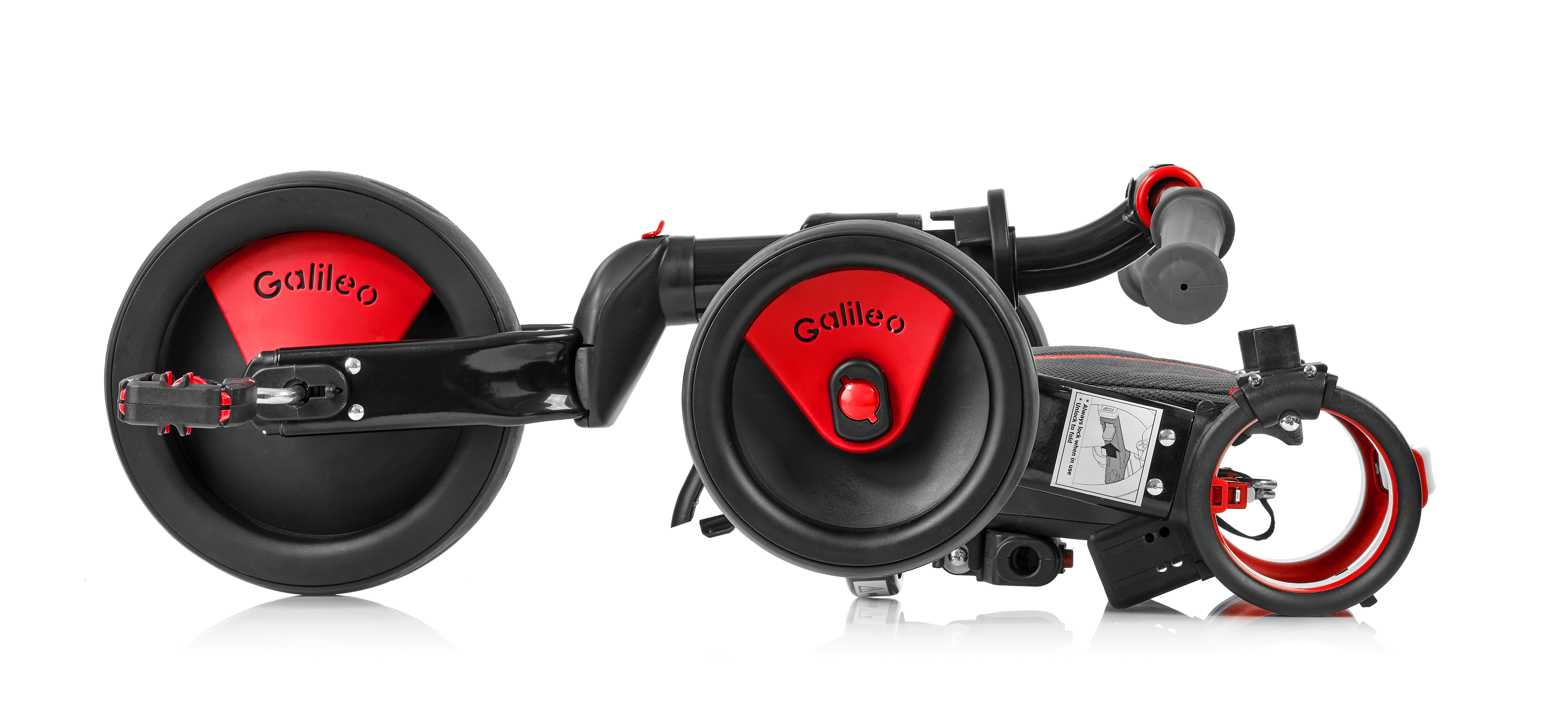 Велосипеди дитячі Galileo Strollcycle Black червоний фото №7