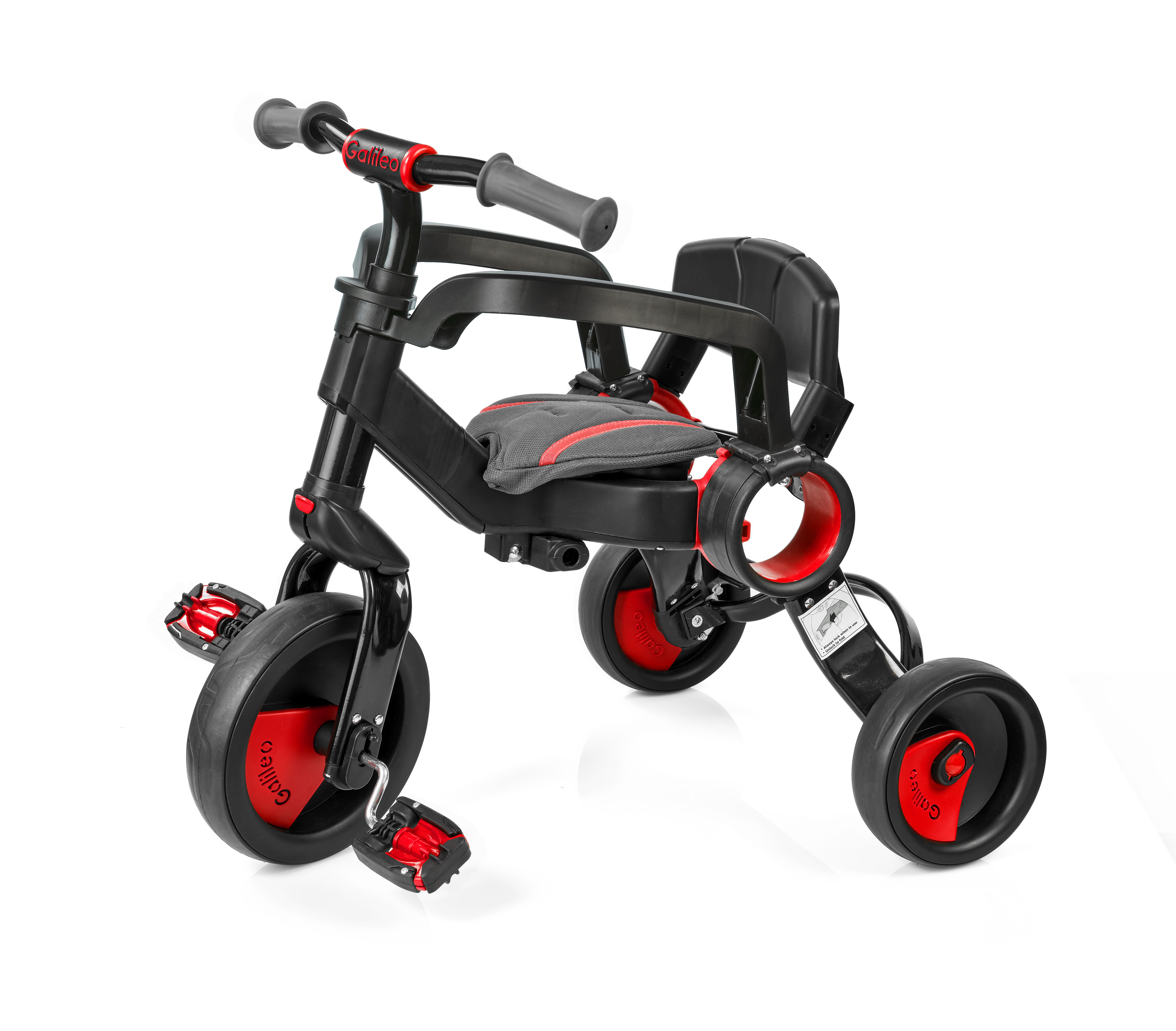 Велосипеди дитячі Galileo Strollcycle Black червоний фото №5