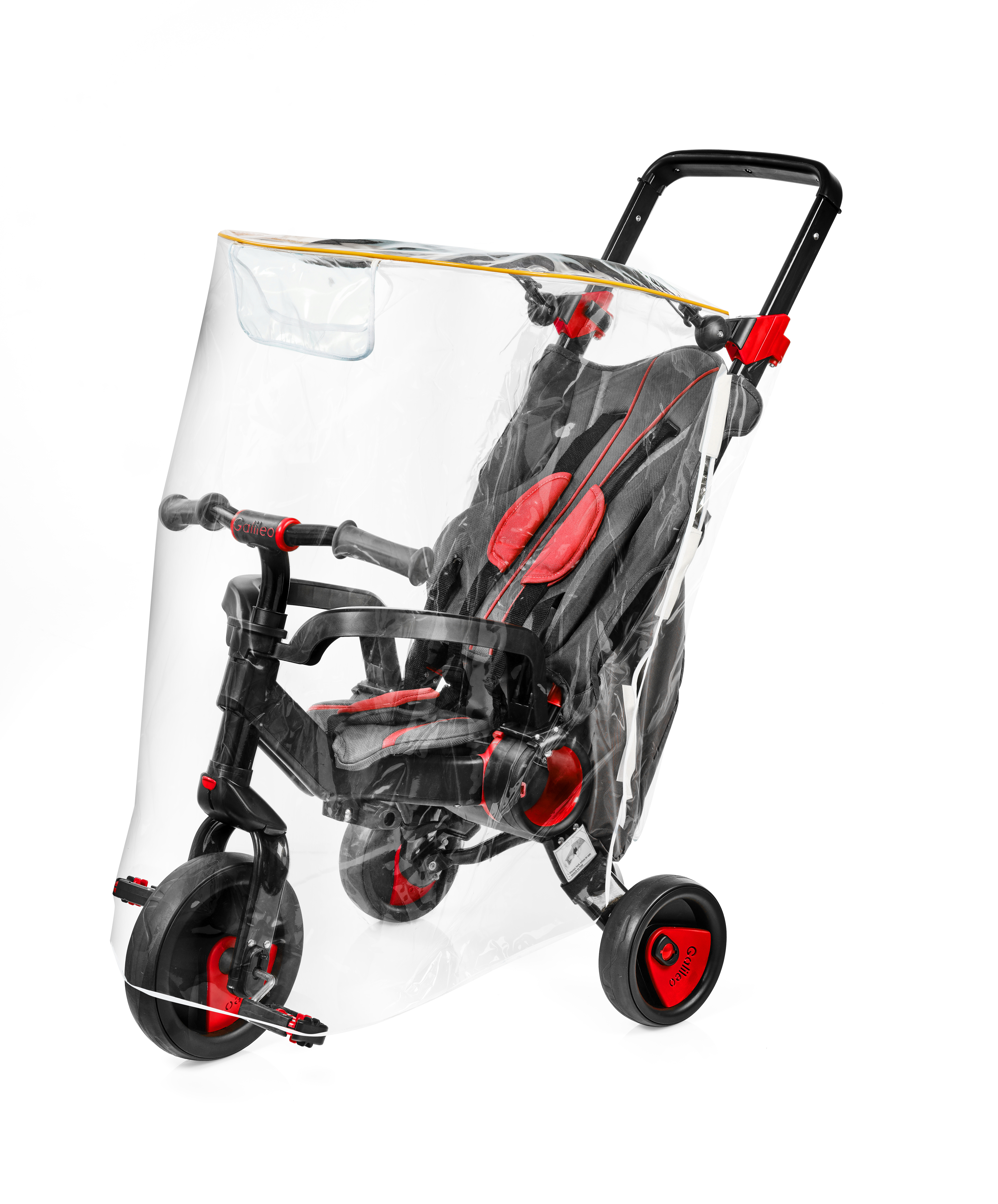 Велосипеди дитячі Galileo Strollcycle Black червоний фото №3