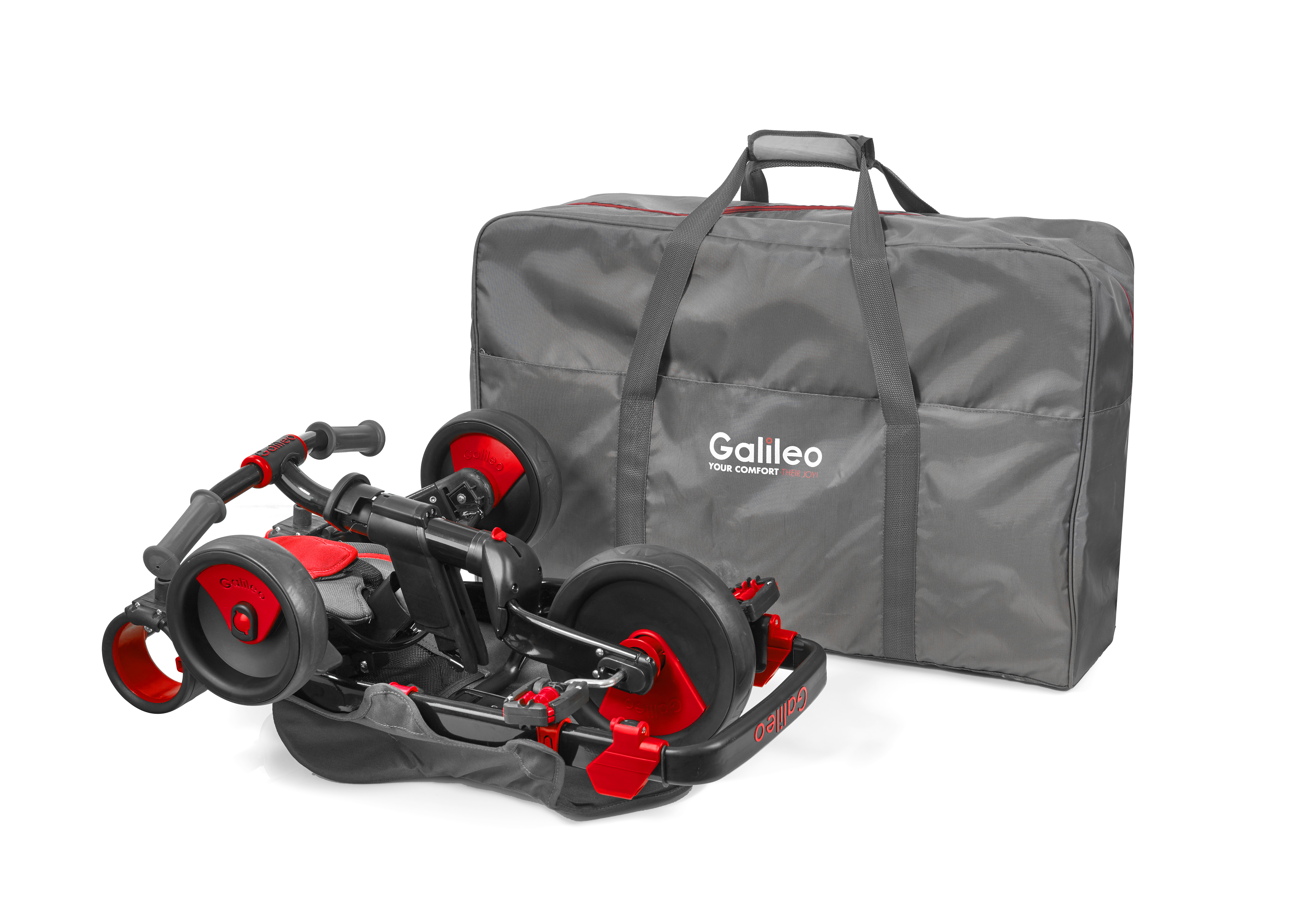 Велосипеди дитячі Galileo Strollcycle Black червоний фото №6