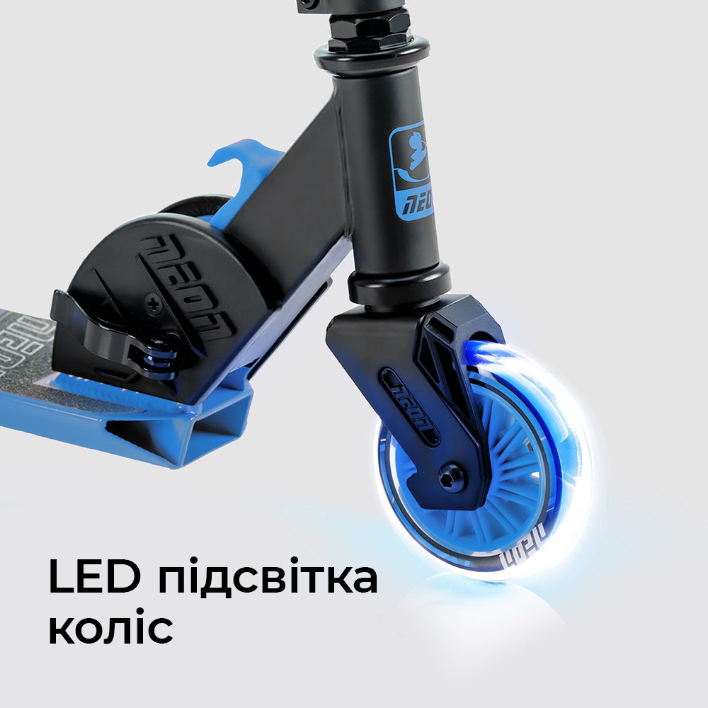 Самокати дитячі Neon Vector Синій фото №7