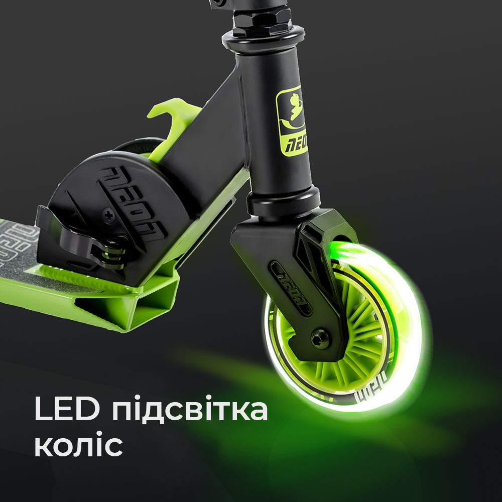 Самокати дитячі Neon Vector Зелений фото №3