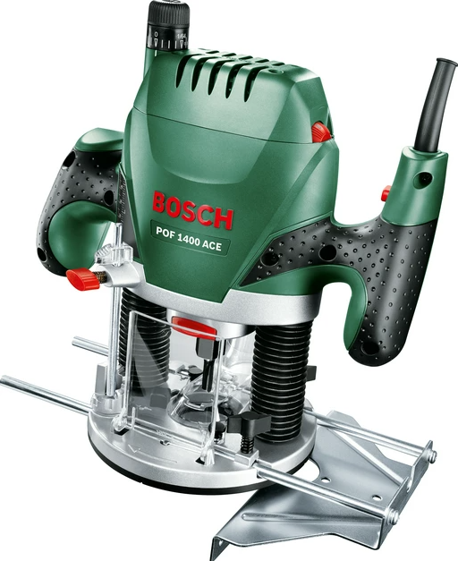 Фрезер многофункциональный Bosch POF 1400 ACE, 1400Вт, 11000-28000 об/хв, 55мм, 3кг фото №2