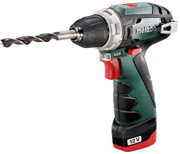 Шуруповерт Metabo BS Basic, 12V 2x2Aг, картон