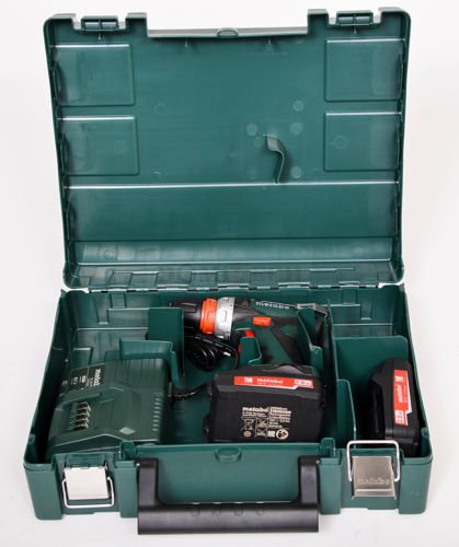Шуруповерт Metabo BS 18 Quick акумуляторний, 18V 2x2Aг,кофр, кут.насадка,набір SP(9 шт) фото №5